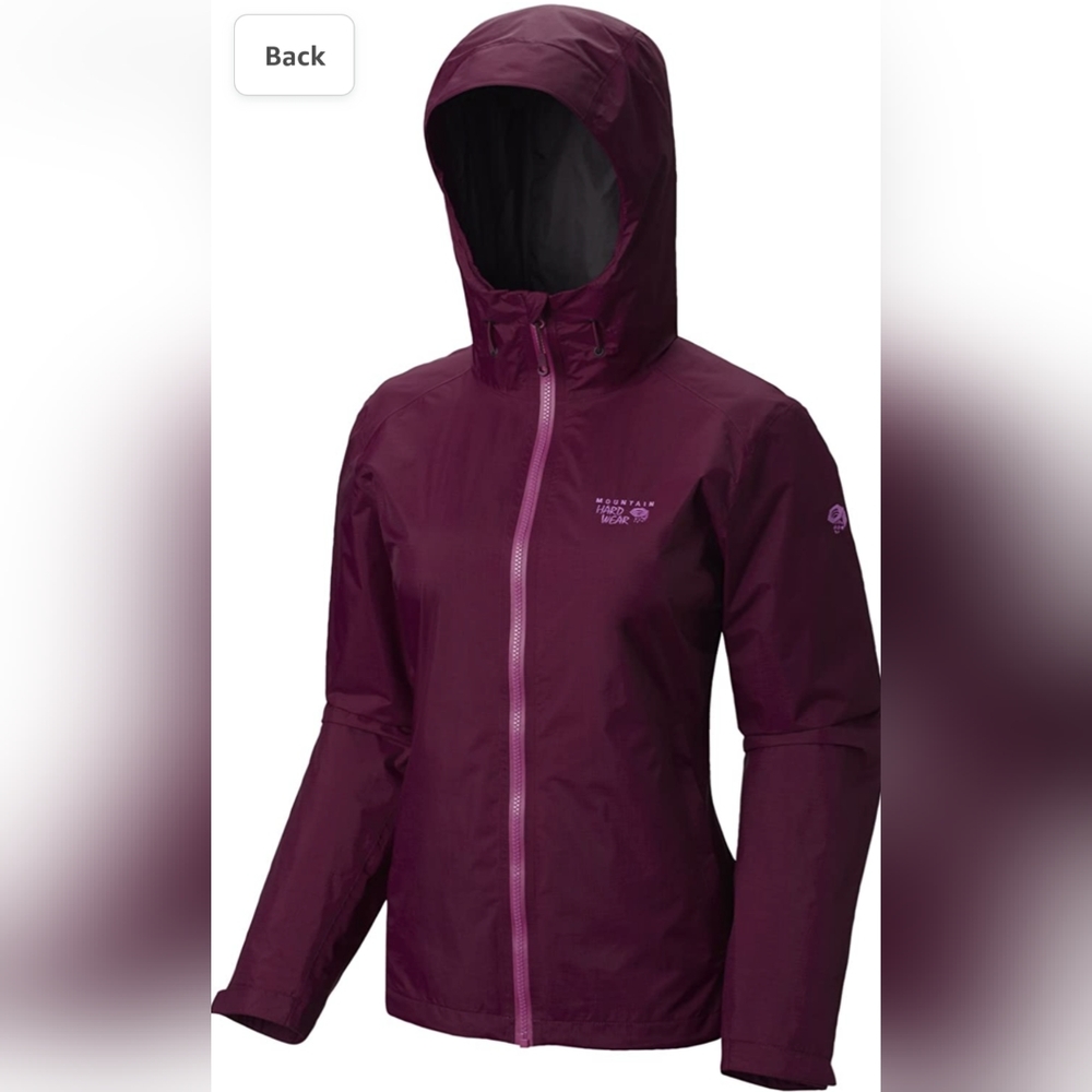 Women's Mountain Hardwear Finder Jacket - Dark Raspberry - Size Small